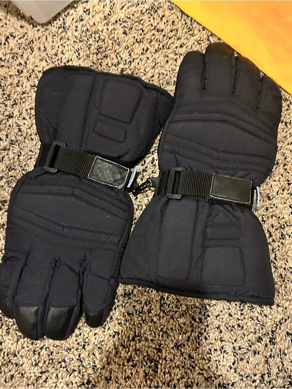 Winter Waterproof Snow Gloves Black